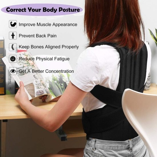 Heavy Back Support Posture Belt for Pain Relief