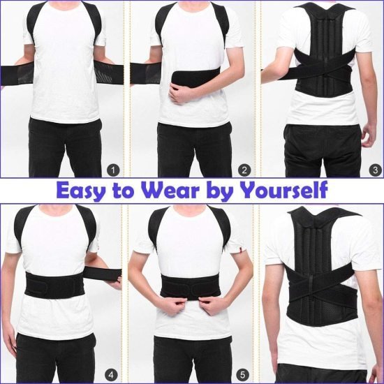 Heavy Back Support Posture Belt for Pain Relief