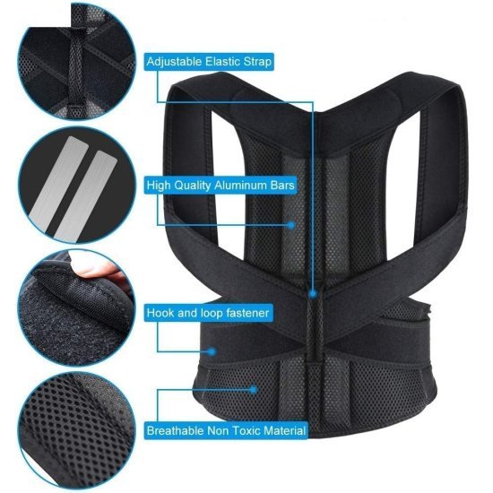 Heavy Back Support Posture Belt for Pain Relief